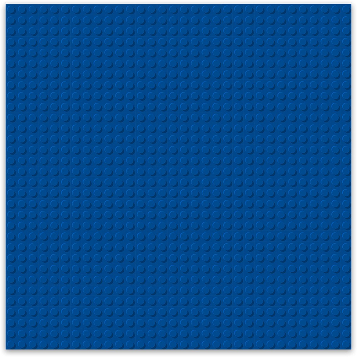 Brixies Bouwplaat | Grondplaat 32x32 noppen - Geschikt voor Lego Classic Bouwstenen - Blauw